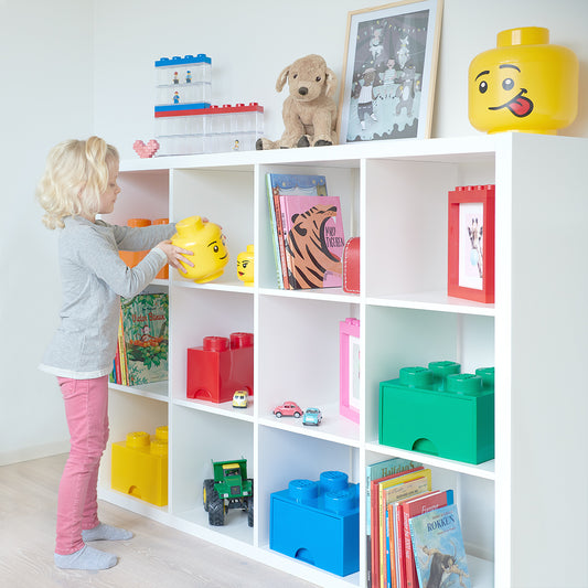 Lego tárolódobozok a gyerekszobában